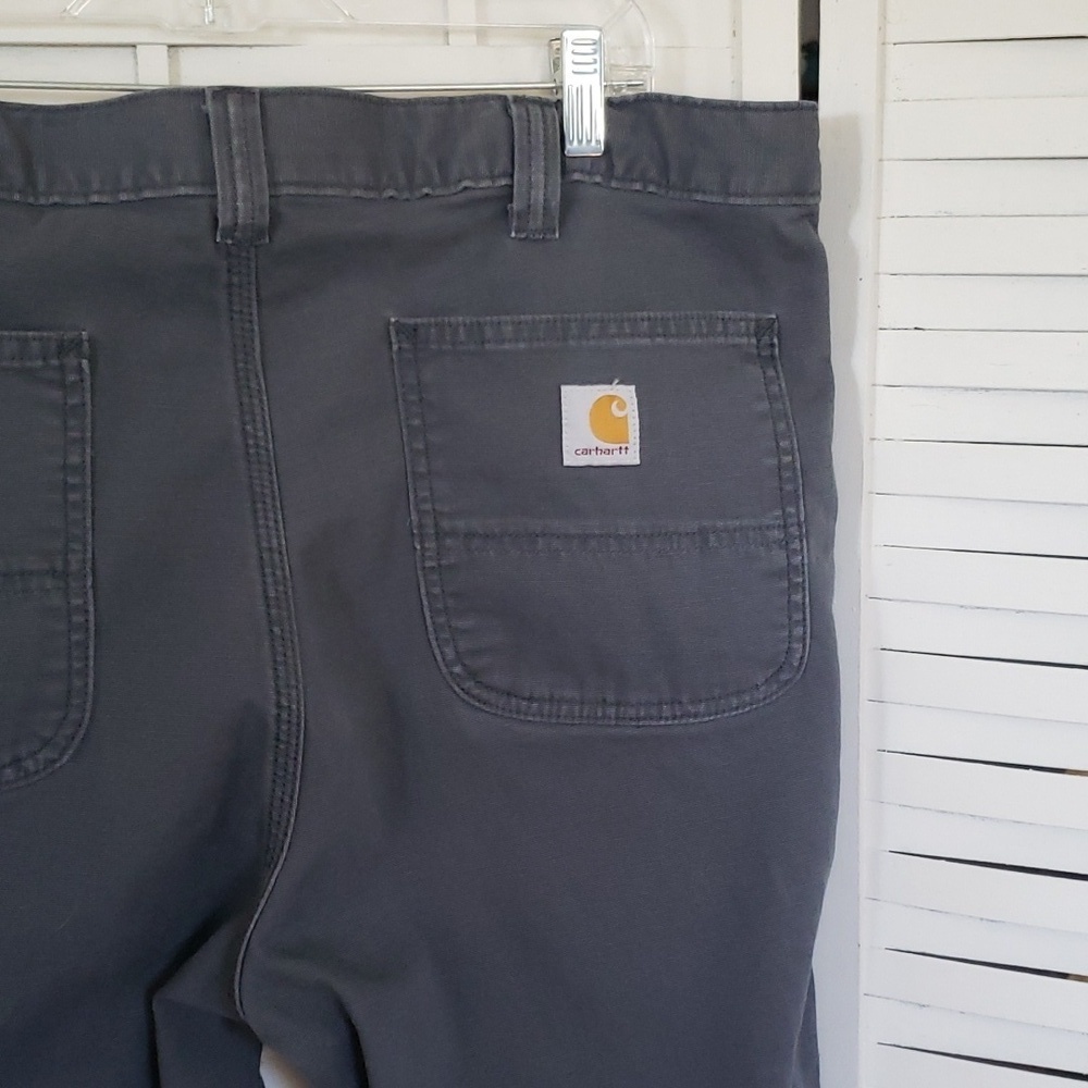 Carhartt gray straight fit leg mens pants 38 x 34 - Picture 5 of 6